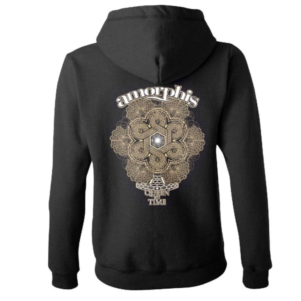 Amorphis metal band Ladies Queen of Time Zip Hoodie XL